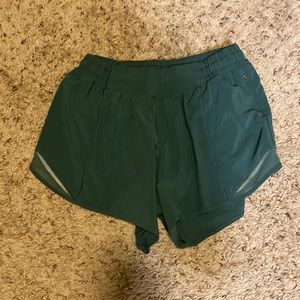 Lululemon green shorts